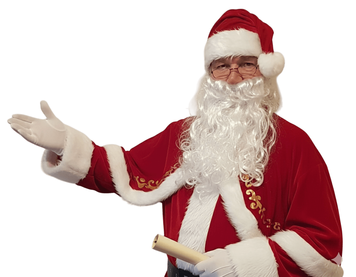Weihnachtsmann für Firmenfeiern